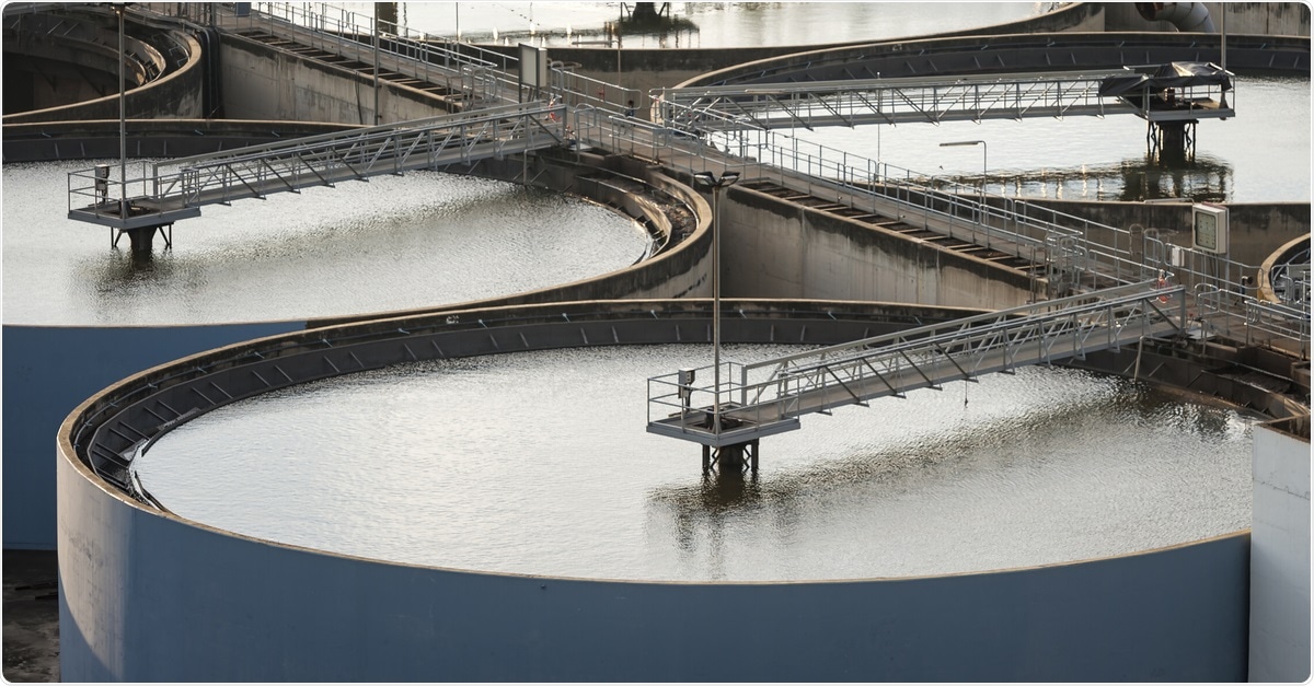 Image of modern wastewater treatment plant. Image Credit: arhendrix / Shutterstock